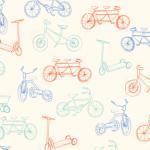 Bikes Flannel Fabric from Michael M..